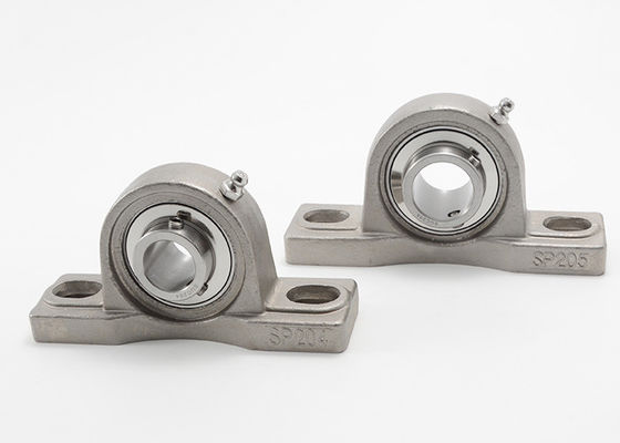 Heavy Load 2 Holes Sealed Pillow Block Bearings 440c All Stainless Steel SUCP310