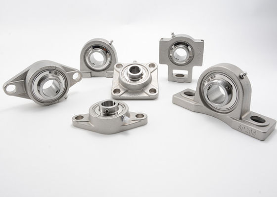Heavy Load 2 Holes Sealed Pillow Block Bearings 440c All Stainless Steel SUCP310