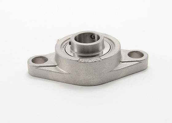 Stainless Steel 2 Bore Pillow Block Bearing 420 440c Non Expansion SUCFT207 With Wide Inner Ring