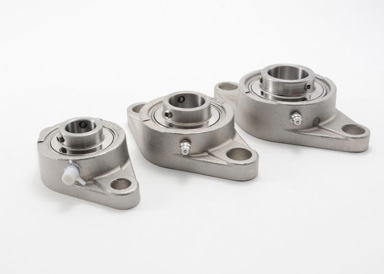 Stainless Steel 2 Bore Pillow Block Bearing 420 440c Non Expansion SUCFT207 With Wide Inner Ring