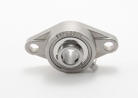 Stainless Steel 2 Bore Pillow Block Bearing 420 440c Non Expansion SUCFT207 With Wide Inner Ring