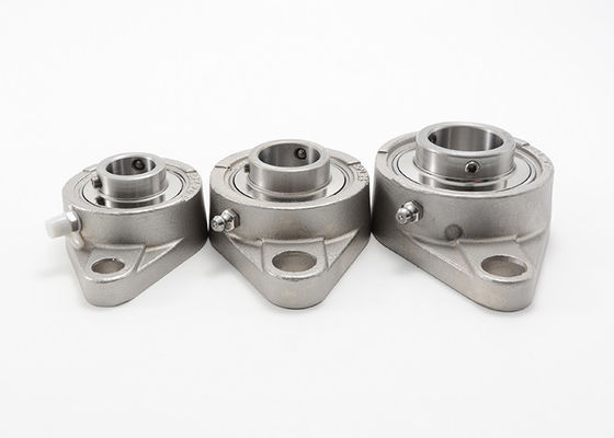 Flange Mount 2 Bolt Pillow Block Bearing Eccentric Locking Collar 440c With Wide Inner Ring SHCFLU204