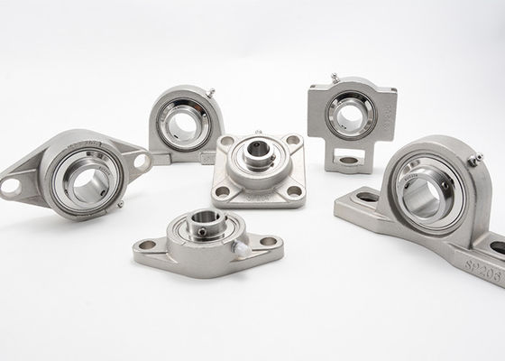 4 Holes Round Flange Bearing Housing SUCFCX06 Stainless Steel Metric Pillow Block Bearing 25-100mm