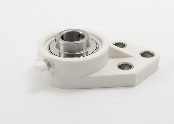 Thermoplastic Bearing Unit Stainless Steel Insert Ball Bearing 3 Bolt Flange SS UCFBPL203